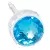 Crystal Earrings, 4mm, 6mm & 8mm - 100% Nickel Free - Medical Plastic