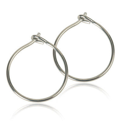 Safety Sleeper Earrings Natural Titanium – Poly (UK) Limited