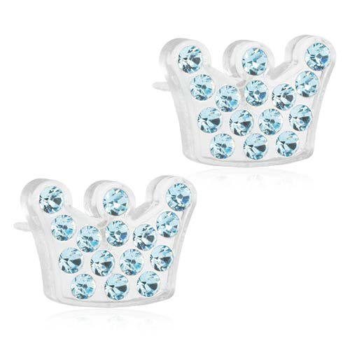 Brilliance 7mm & 9mm Earrings- 100% Nickel Free Medical Plastic