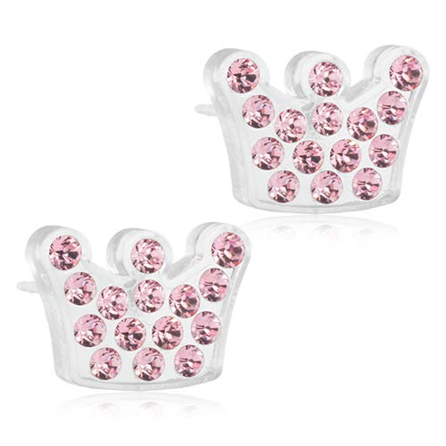Brilliance 7mm & 9mm Earrings- 100% Nickel Free Medical Plastic