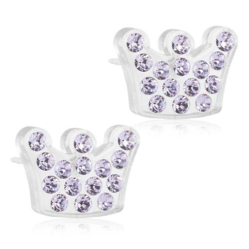 Brilliance 7mm & 9mm Earrings- 100% Nickel Free Medical Plastic