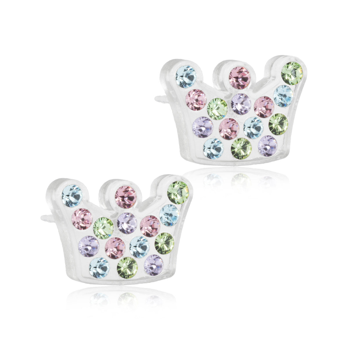 Brilliance 7mm & 9mm Earrings- 100% Nickel Free Medical Plastic