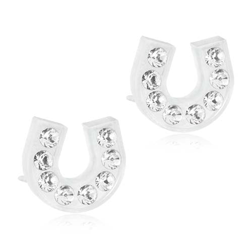 Brilliance 7mm & 9mm Earrings- 100% Nickel Free Medical Plastic