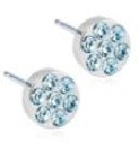 Brilliance Plenary 5mm - Titanium Earrings