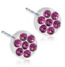 Brilliance Plenary 5mm - Titanium Earrings