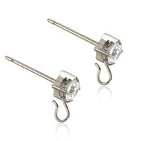 Tiffany safety outlet pin earrings